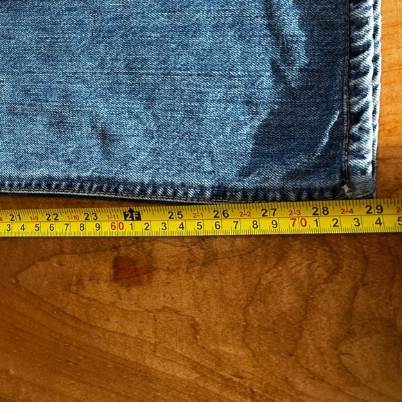 Nudie Jeans Steady Eddie Slim Straight Leg  Cotton Denim 30x29 Italy Button Fly - Picture 10 of 16